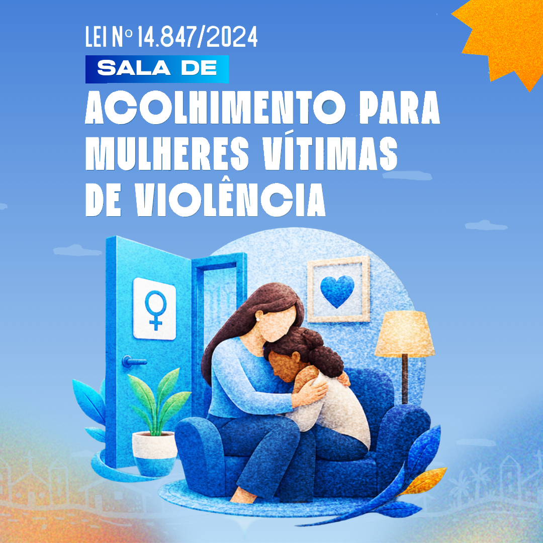 Cartaz da Lei Amiga da Amamentação, com ilustração de mãe amamentando o bebê